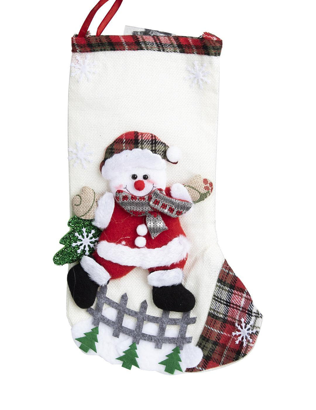 Snowman - Christmas Hanging Stocking - MARKET 99