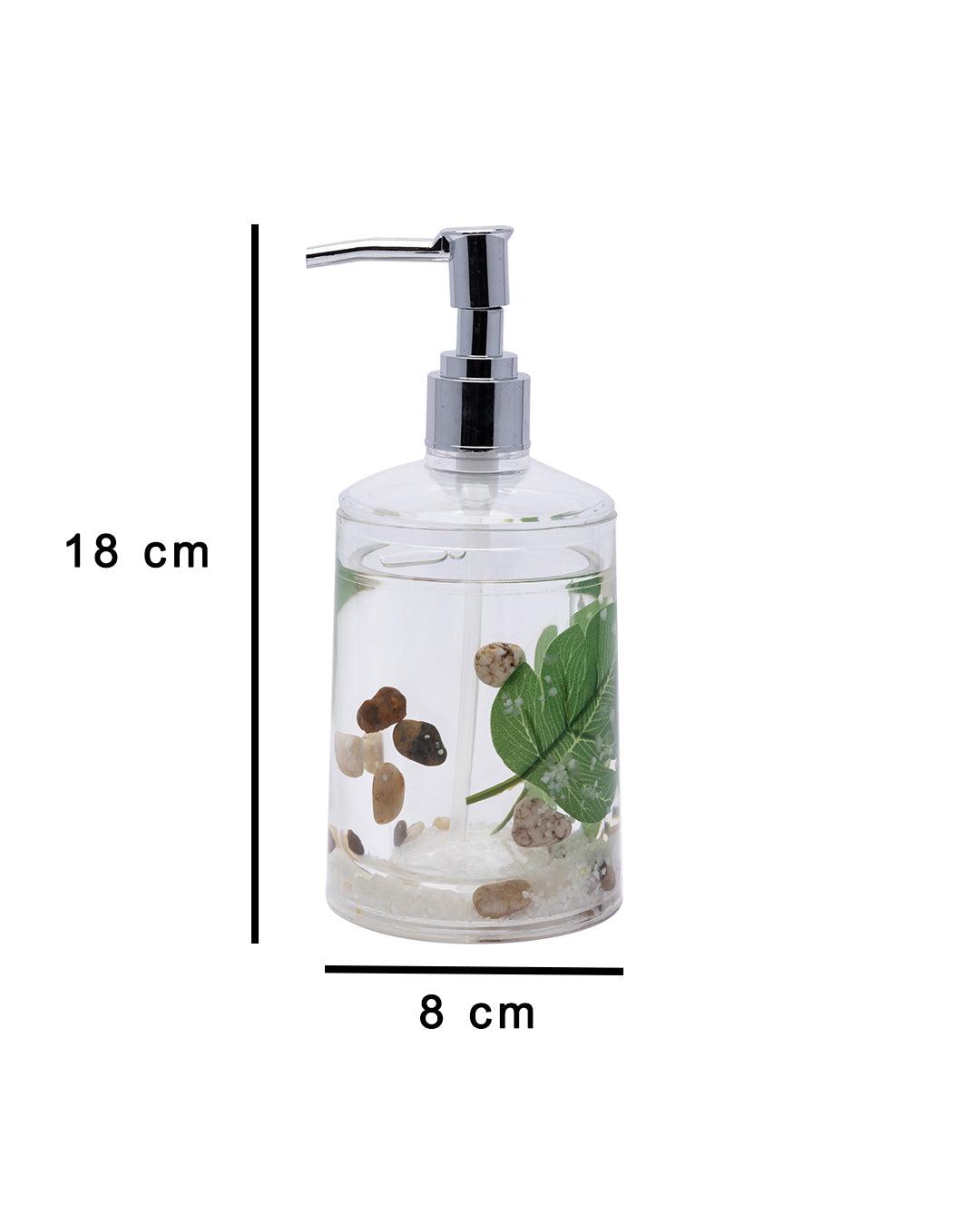 Soap Dispenser, Green, Plastic, 250 mL - MARKET 99