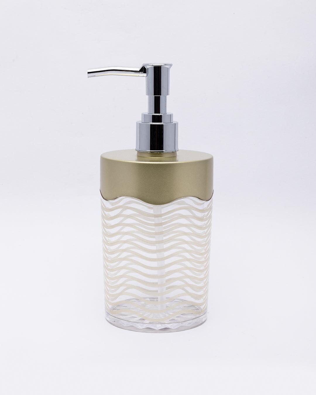 Soap Dispenser, Metallic Green, Plastic, 350 mL - MARKET 99