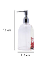 Soap Dispenser, Refillable & Reusable, Red, Plastic, 250 mL - MARKET 99