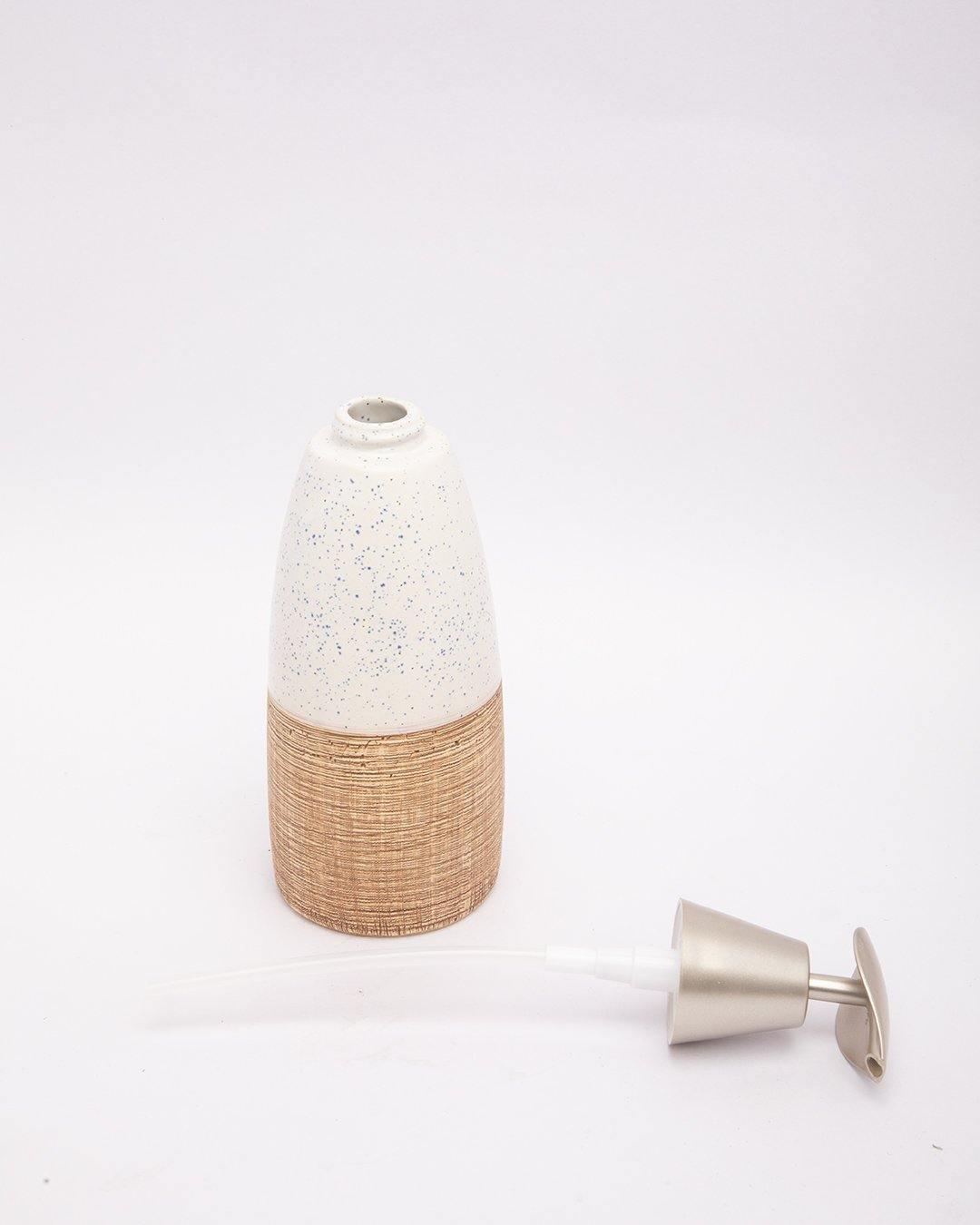 Soap Dispenser, Reusable & Refillable, Multicolour, Ceramic, 450 mL - MARKET 99