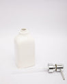 Soap Dispenser, Reusable & Refillable, White, Ceramic, 450 mL - MARKET 99