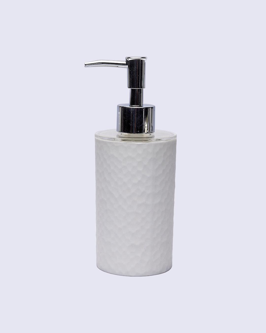 Soap Dispenser, White, Plastic, 390 mL - MARKET 99