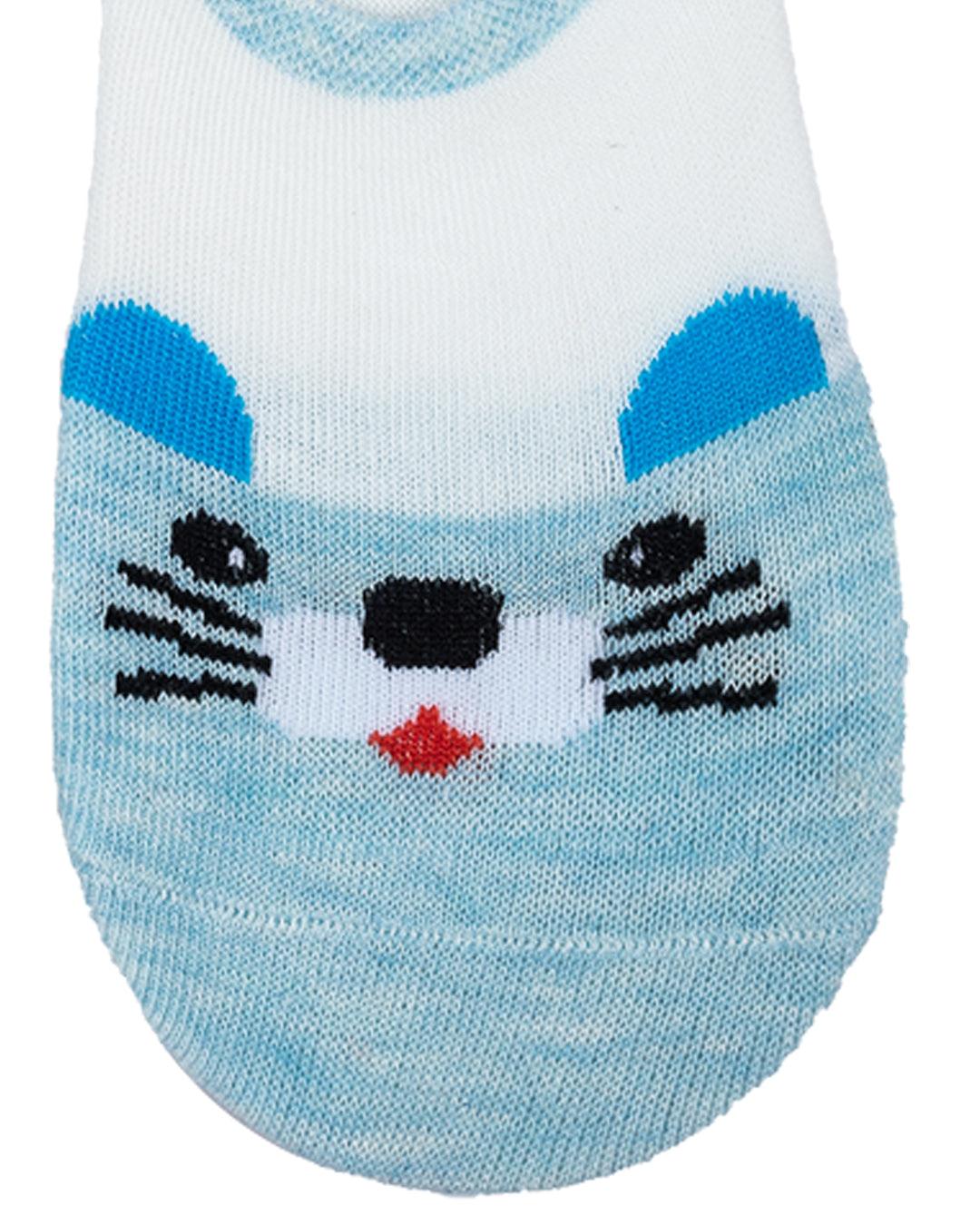 Socks, Blue, Polyester, Set of 2 Pairs - MARKET 99