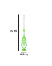 Soft Bristles Kid Toothbrush with Doll Toy, Green, Plastic - MARKET 99