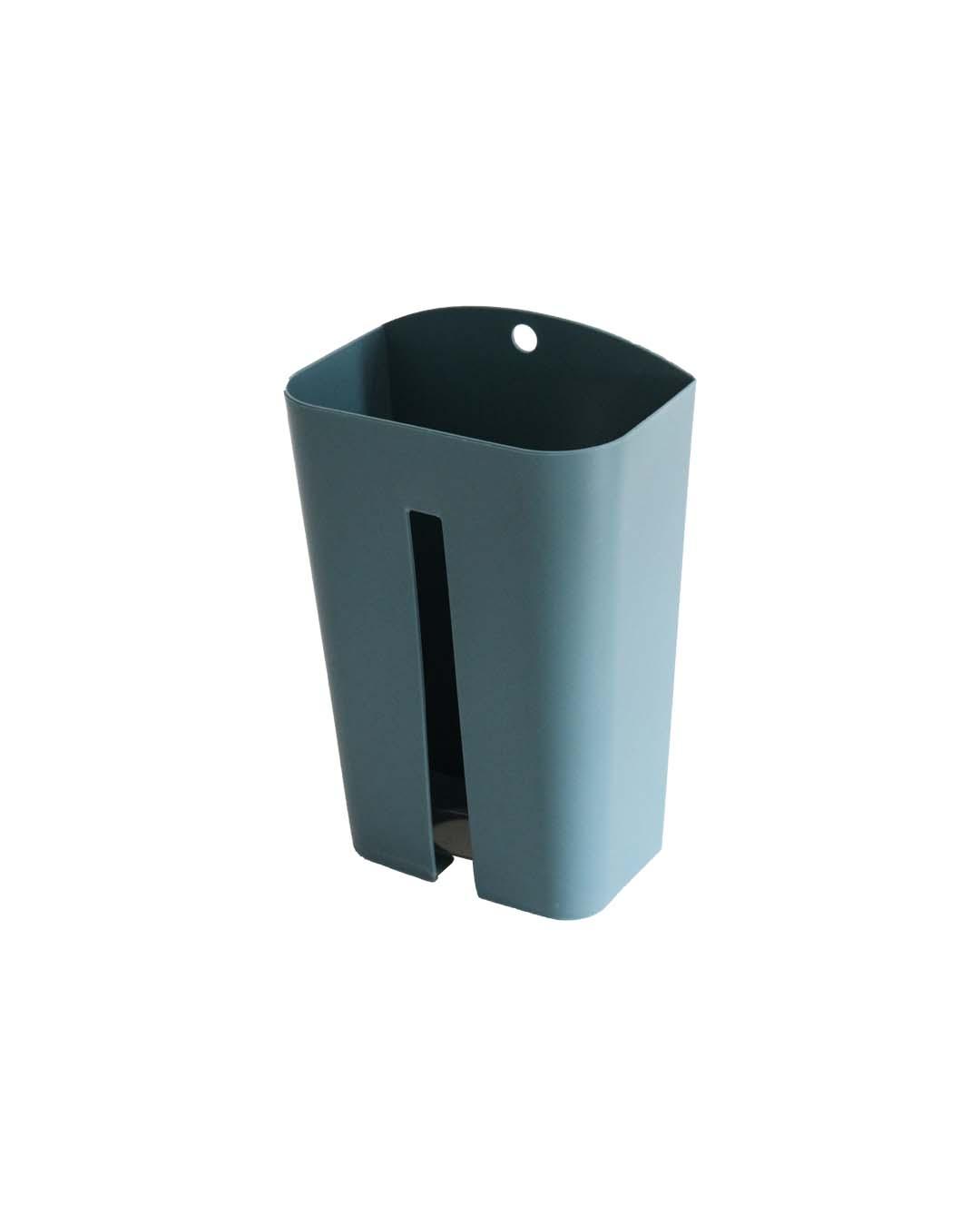 Solid Garbage Bag Holder, Deep Sea Green, Plastic - MARKET 99