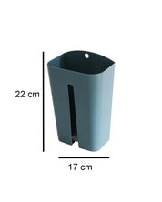 Solid Garbage Bag Holder, Deep Sea Green, Plastic - MARKET 99