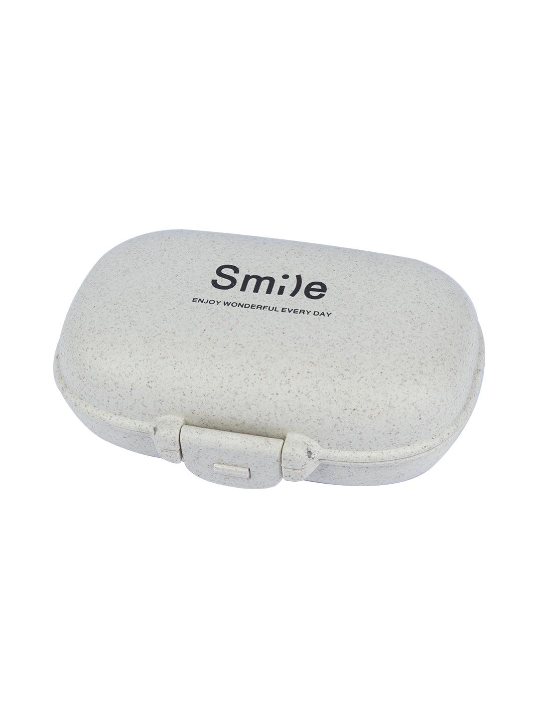 Solid Grey Plastic Pill Box