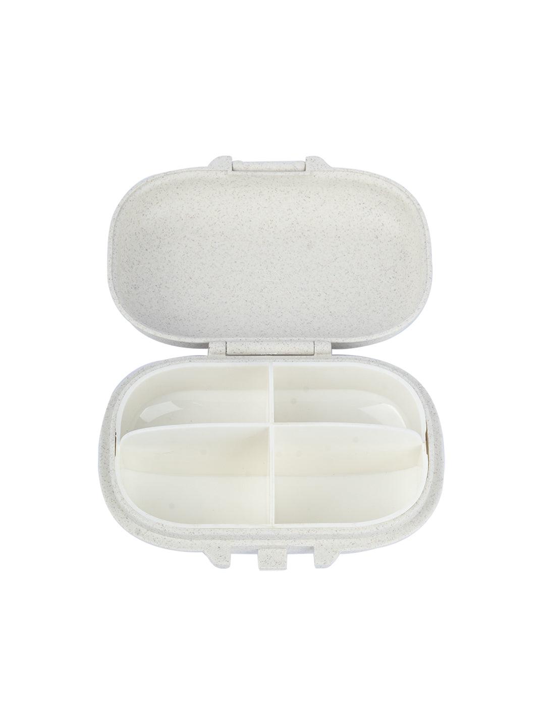 Solid Grey Plastic Pill Box