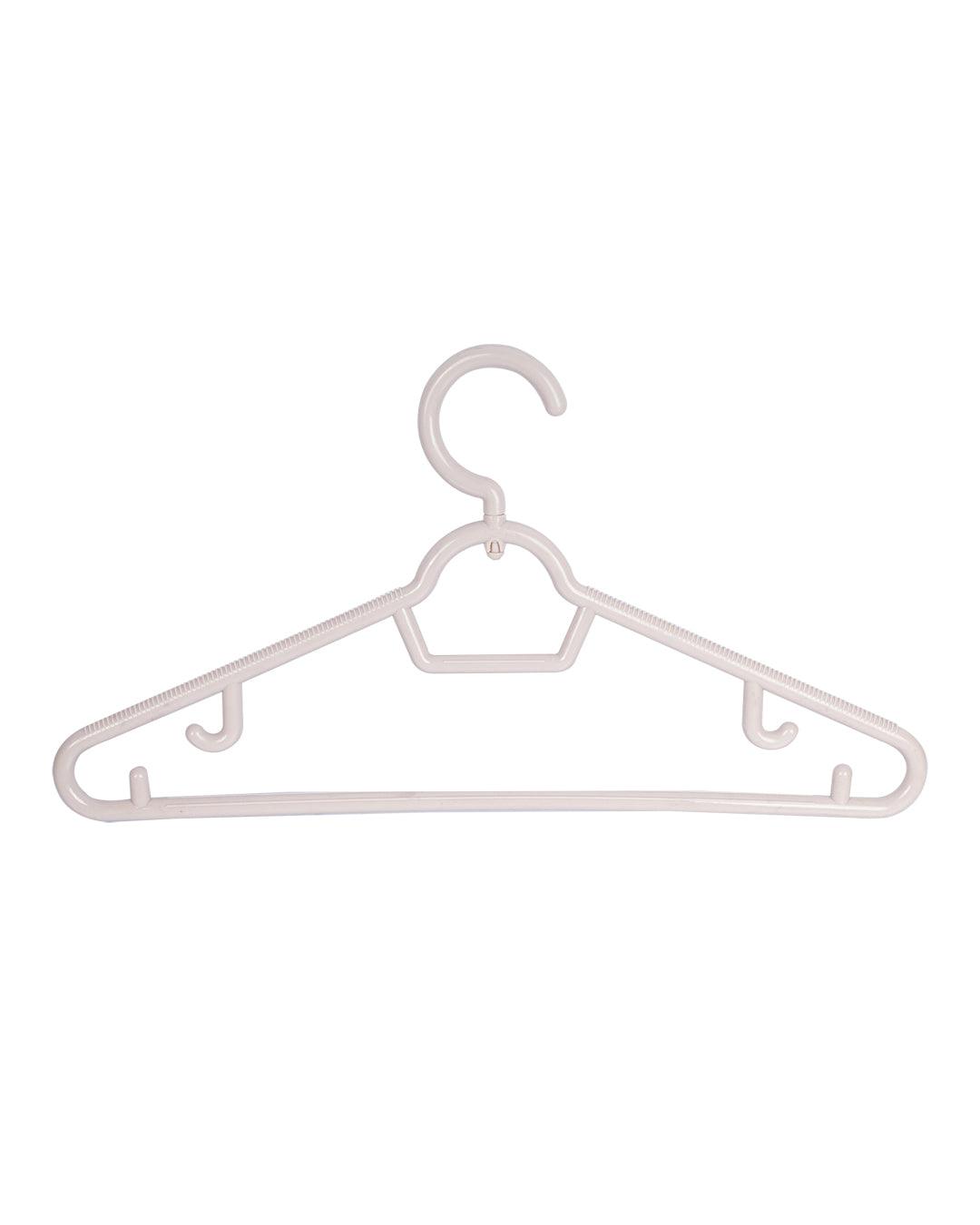 Solid Plastic Clothes Hangers, Set of 4 - MARKET 99