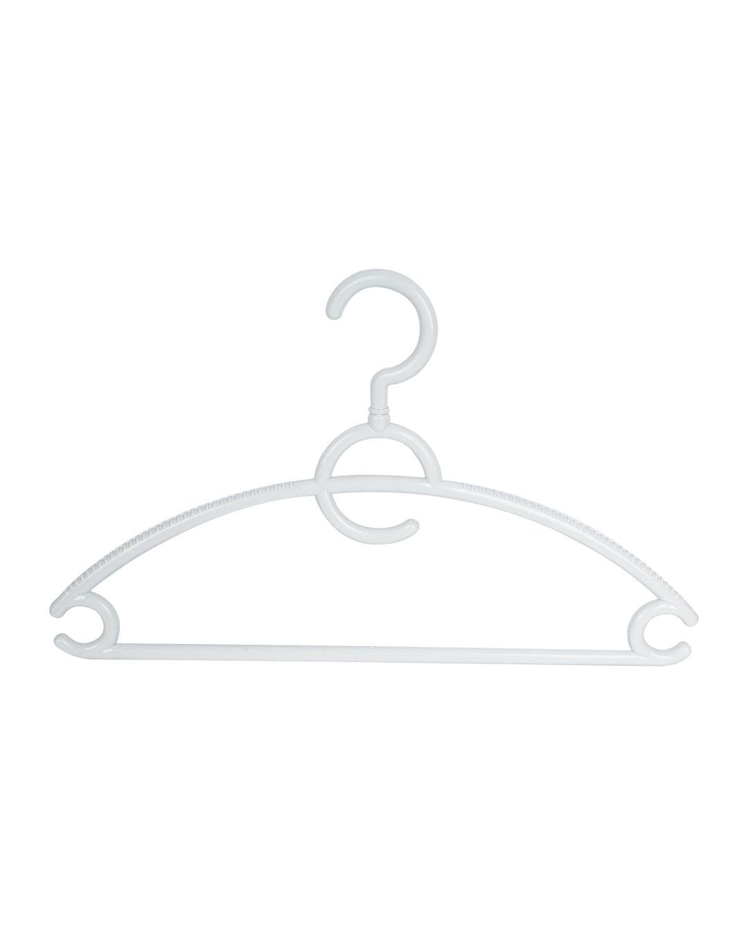 Solid Plastic Clothes Hangers, Set of 4 - MARKET 99