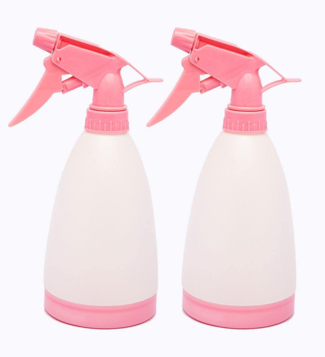 Spray Bottle, White, Plastic, Set of 2, 500 mL - MARKET 99