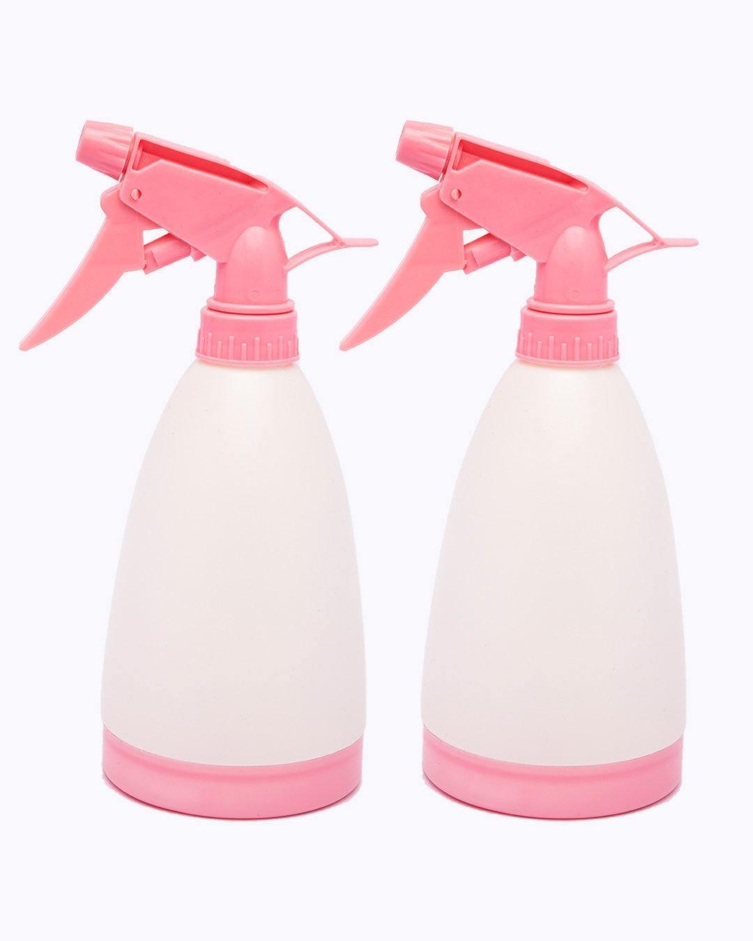 Spray Bottle, White, Plastic, Set of 2, 500 mL - MARKET 99