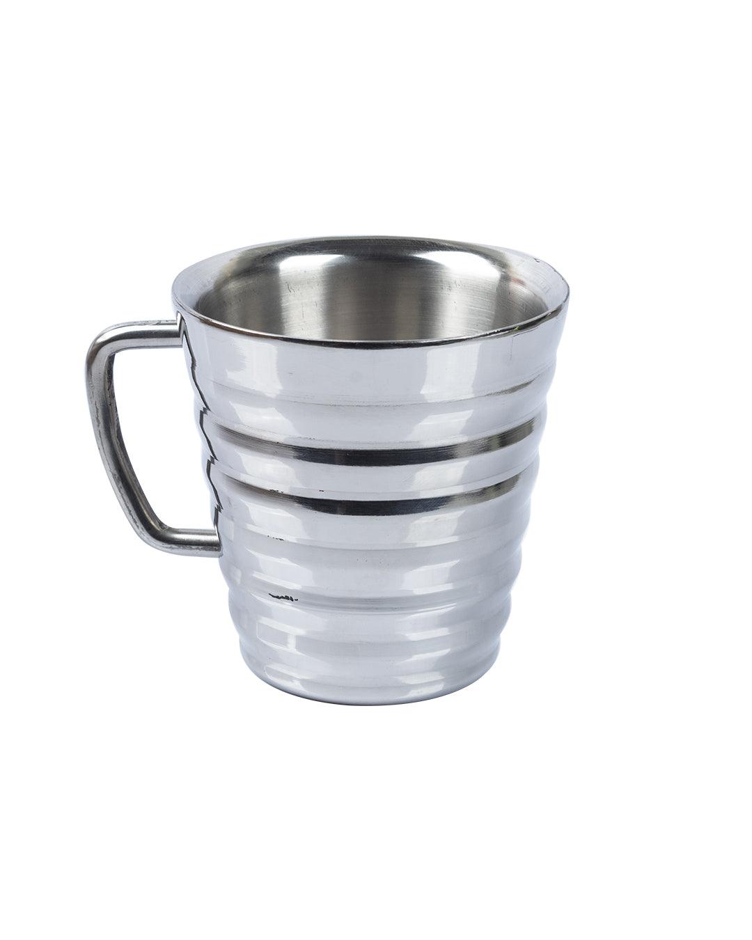 Stainless Steel Tea & Coffee Mug ( 300 mL, Silver Colour) - MARKET 99