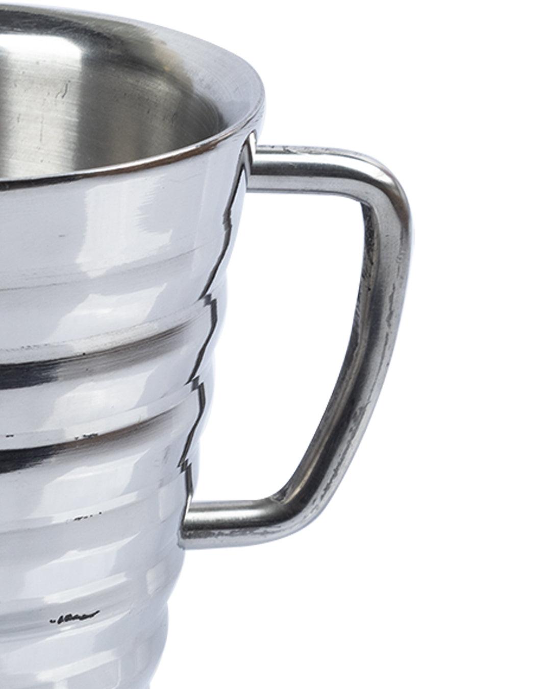 Stainless Steel Tea & Coffee Mug ( 300 mL, Silver Colour) - MARKET 99