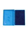 Stamp Roller Set, Stamps & Ink Pad, Blue, Plastic & TPR - MARKET 99
