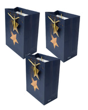 Stardust Gift Bag, Large, Navy Blue, Paper, Set of 3 - MARKET 99