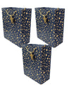Starry Gift Bag, Small, Navy Blue, Paper, Set of 3 - MARKET 99