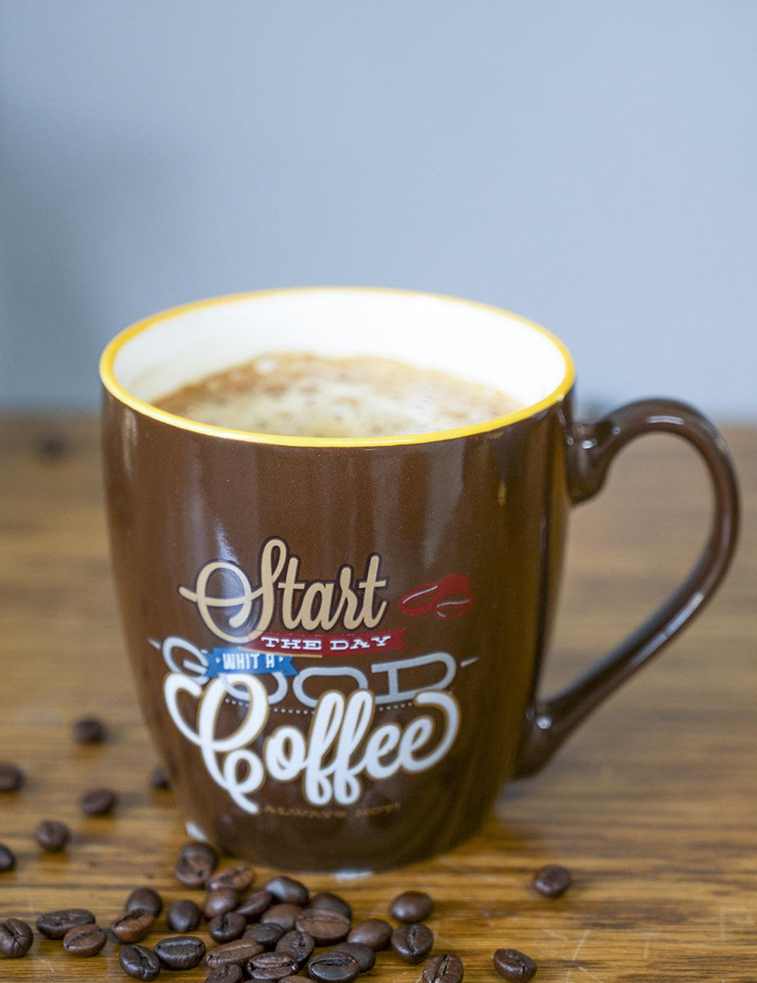 Start Every Day With Good Coffee' Mug - MARKET 99