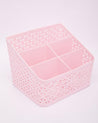 Storage Basket, Organiser, for Home, Pink, Plastic - MARKET 99