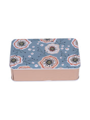 Storage Box, Animal Print, Sapphire Blue, Tin - MARKET 99