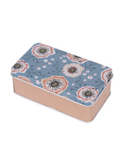 Storage Box, Animal Print, Sapphire Blue, Tin - MARKET 99