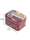 Storage Box, for Home & Kitchen, Finest Chocolates, Pink, Tin, Set of 3 - MARKET 99