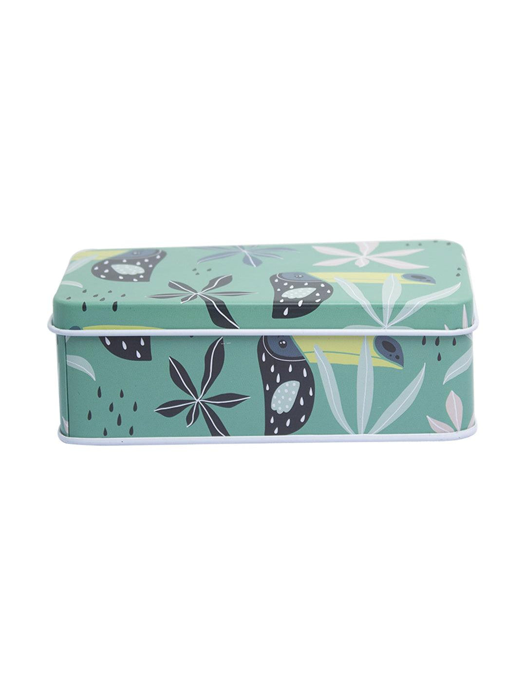 Storage Box, for Home, Tin, Set of 2 - MARKET 99