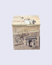 Storage Box, Kitchen Storage, Beige, Tin - MARKET 99