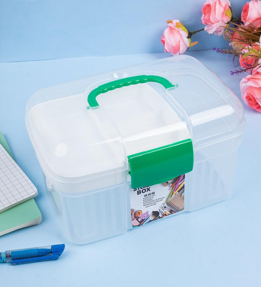 Storage Box, Transparent, Plastic - MARKET 99