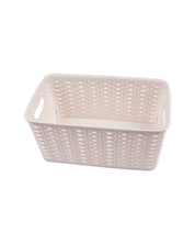 Storage Box with Lid, Beige, Plastic, Set of 2 - MARKET 99