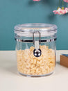 Storage Jar, for Kitchen & Home, Transparent, Plastic, 1.3 Litre - MARKET 99