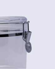 Storage Jar, for Kitchen & Home, Transparent, Plastic, 1.3 Litre - MARKET 99