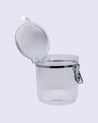 Storage Jar, for Kitchen & Home, Transparent, Plastic, 1.3 Litre - MARKET 99