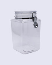 Storage Jar, for Kitchen & Home, Transparent, Plastic, 1.7 Litre - MARKET 99