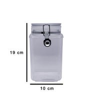 Storage Jar, for Kitchen & Home, Transparent, Plastic, 1.7 Litre - MARKET 99