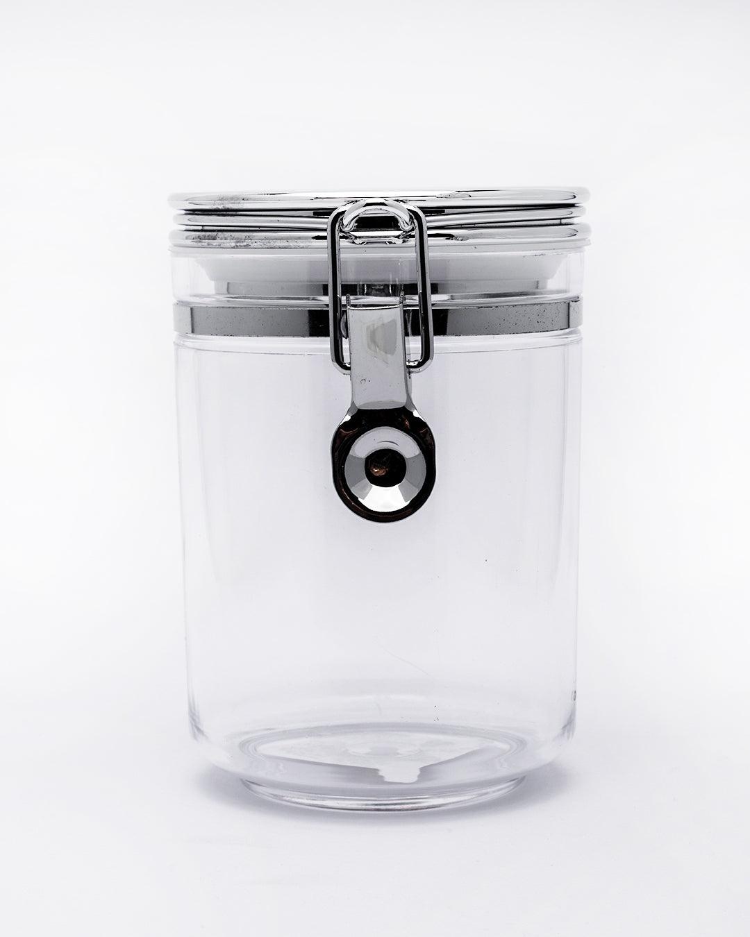 Storage Jar, for Kitchen & Home, Transparent, Plastic, 800 mL - MARKET 99