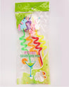 Straw Set, Unicorn Design, Multicolour, Plastic, Set of 4 - MARKET 99