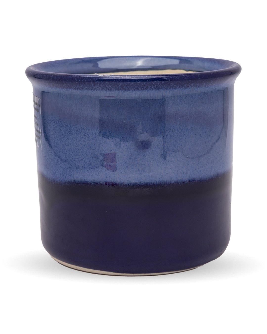 Studio Planter, Two Tone Design, Purple & Black, Ceramic - MARKET 99