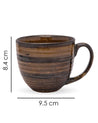 Studio Pottery Cup, Brown, Ceramic, 380 mL - MARKET 99