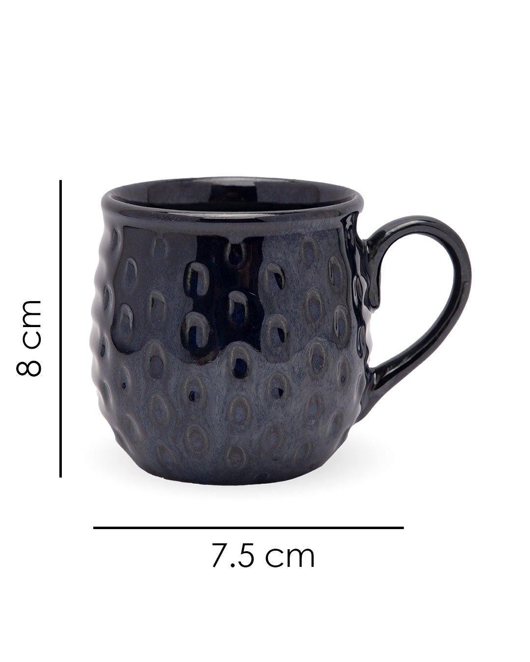 Studio Pottery Mug, Antique Blue, Ceramic, 250 mL - MARKET 99