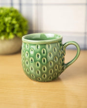 Studio Pottery Mug, Antique Green, Ceramic, 250 mL - MARKET 99