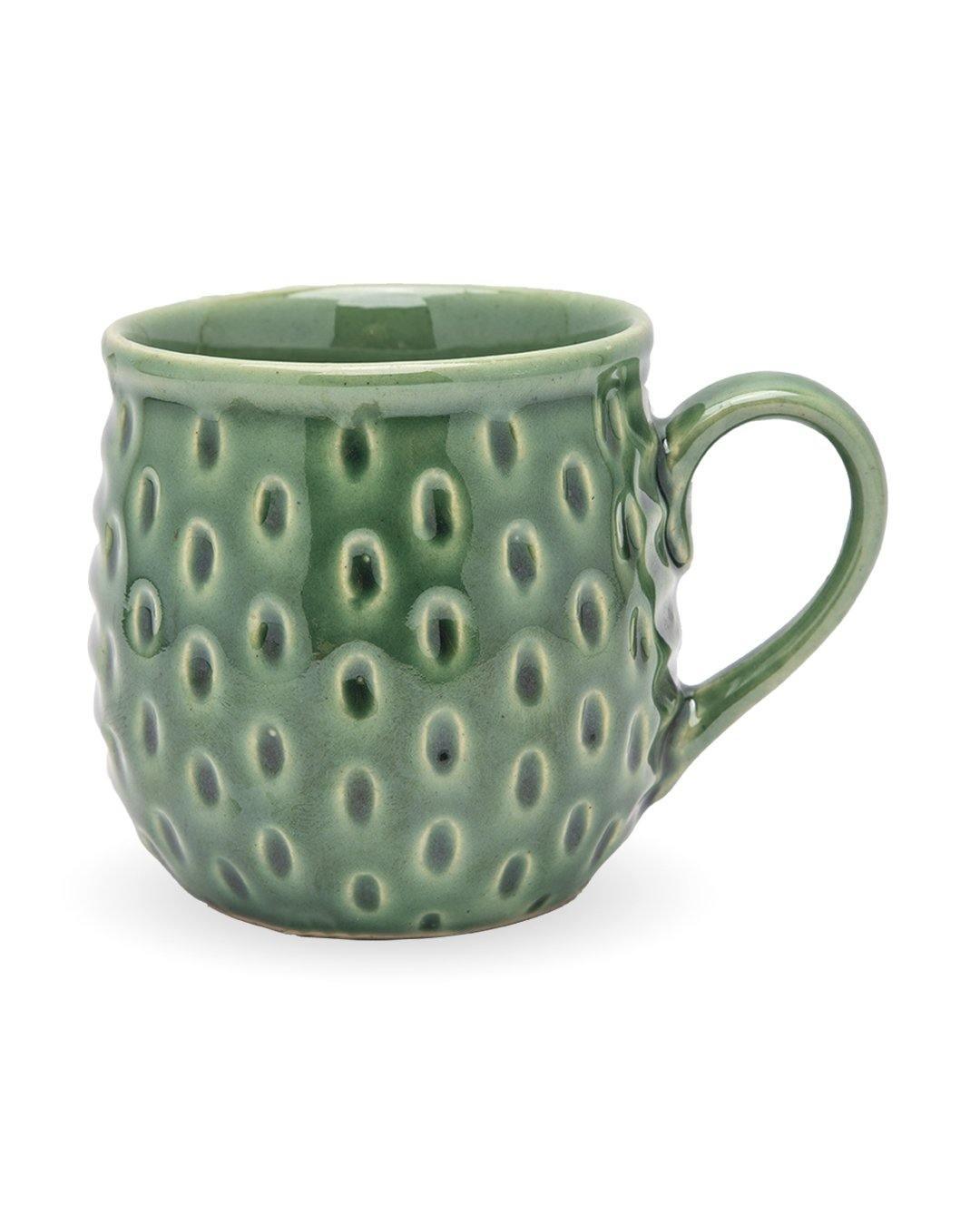 Studio Pottery Mug, Antique Green, Ceramic, 250 mL - MARKET 99