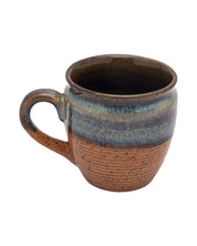 Studio Pottery Mug, Blue & Mustard, Ceramic, Set of 2, 200 mL - MARKET 99