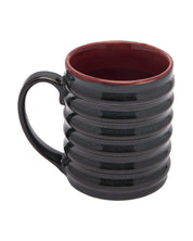 Studio Pottery Mug, Blue & Red, Ceramic, 280 mL - MARKET 99