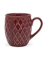 Studio Pottery Mug, Dark Red, Ceramic, 300 mL - MARKET 99