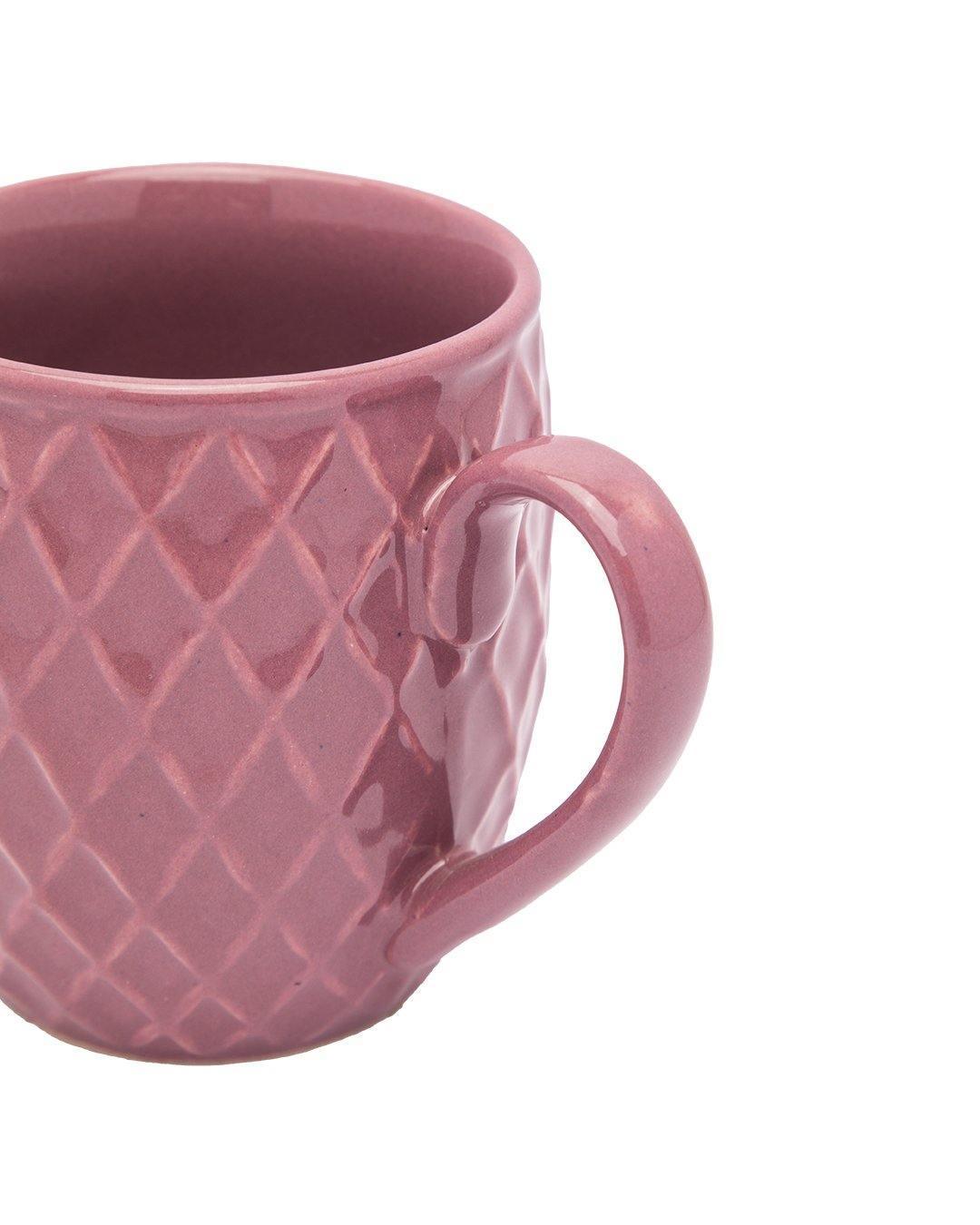 Studio Pottery Mug, Light Red, Ceramic, 300 mL - MARKET 99