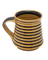 Studio Pottery Mug, Yellow & Black, Ceramic, 380 mL - MARKET 99