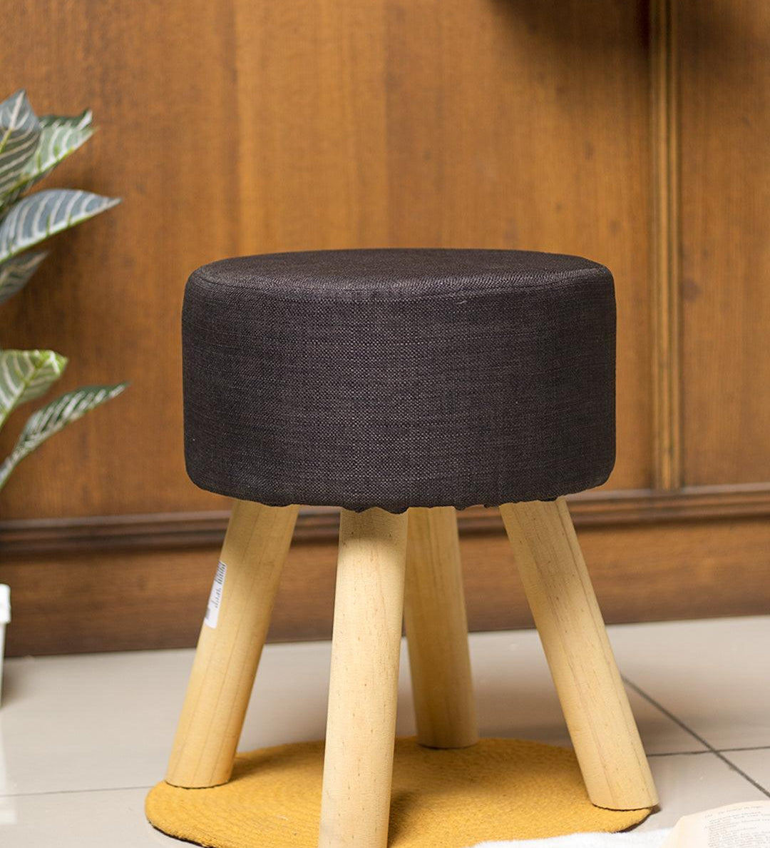 Stylish Black Seating Stool - MARKET 99