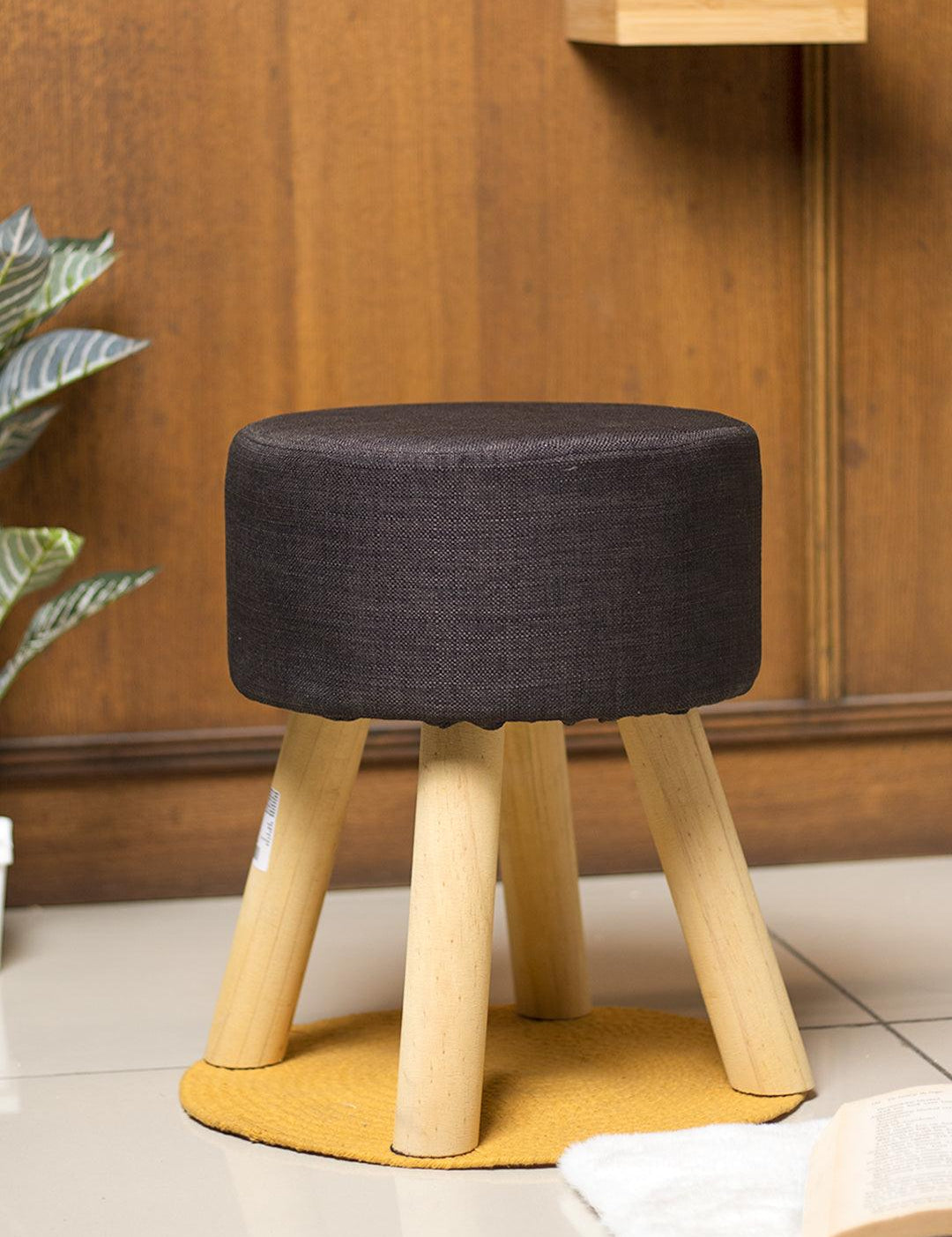 Stylish Black Seating Stool - MARKET 99